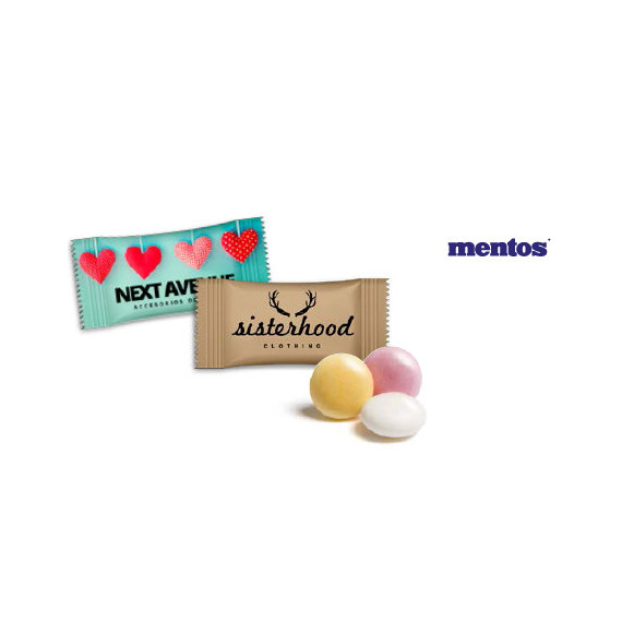 Mentos publicitaires sachet de 1 pièce