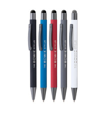 Stylo bille Stylet personnalisable finition gomme Bowie