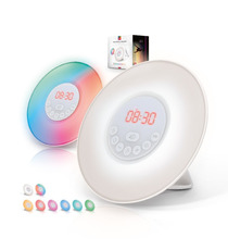 Lampe radio réveil FM personnalisable