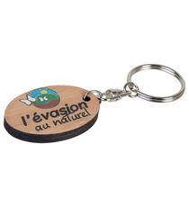 PORTE-CLEFS PUBLICITAIRE WOODY BAMBOO