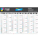 Calendrier publicitaire souple fabriqué sur mesure