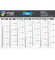 Calendrier publicitaire souple fabriqué sur mesure