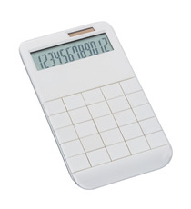 Calculatrice publicitaire personnalisée en quadrichromie Spectaculator White