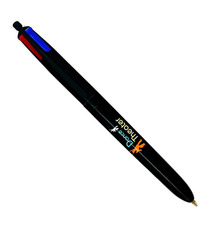 Stylo personnalisé BIC 4 couleurs Noir