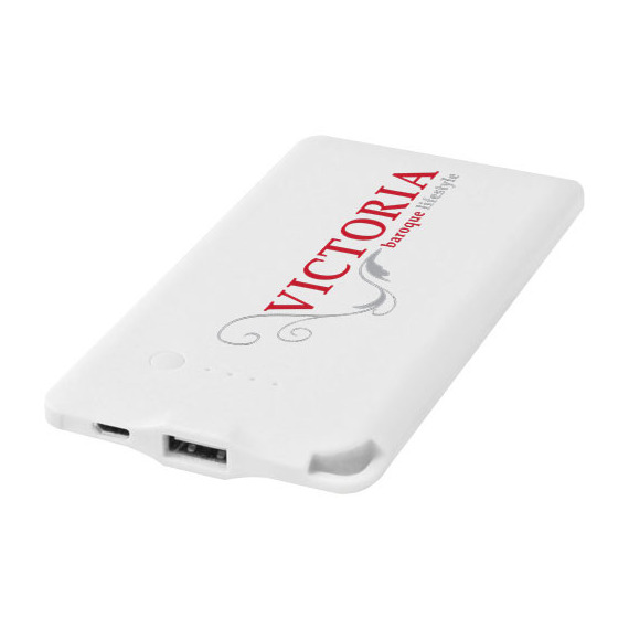 Powerbank plat 4000mAh publicitaire