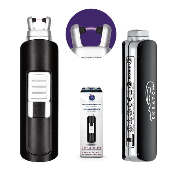 Briquet personnalisé électronique rechargeable USB sans flamme