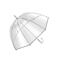 Parapluie transparent personnalisé Bellevue