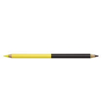 Crayon fluo personnalisé Bi-couleur vernis graphite/fluo