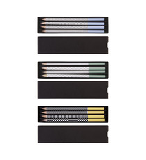 Set de 4 crayons de papier personnalisés Graph