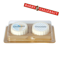 2 Chocolats publicitaires imprimés quadri Barry Callebaut