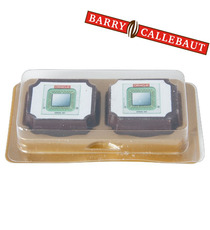 2 Chocolats publicitaires imprimés quadri Barry Callebaut