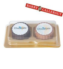 2 Chocolats publicitaires imprimés quadri Barry Callebaut