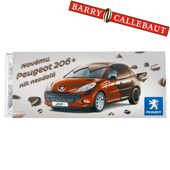 Tablette de chocolat publicitaire Barry Callebaut
