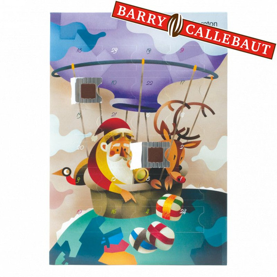 Calendrier personnalisable de l'Avent A4 BARRY CALLEBAUT