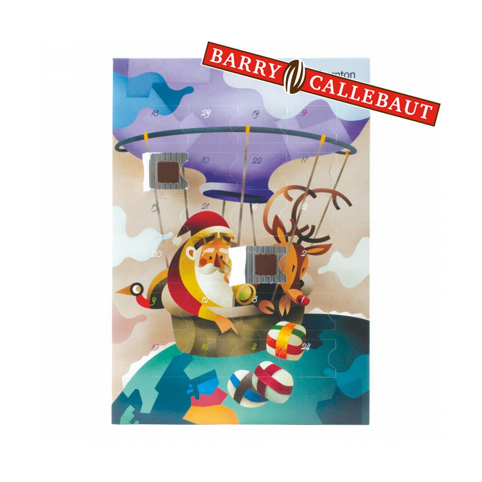 Calendrier de l’Avent publicitaire A4 BARRY CALLEBAUT