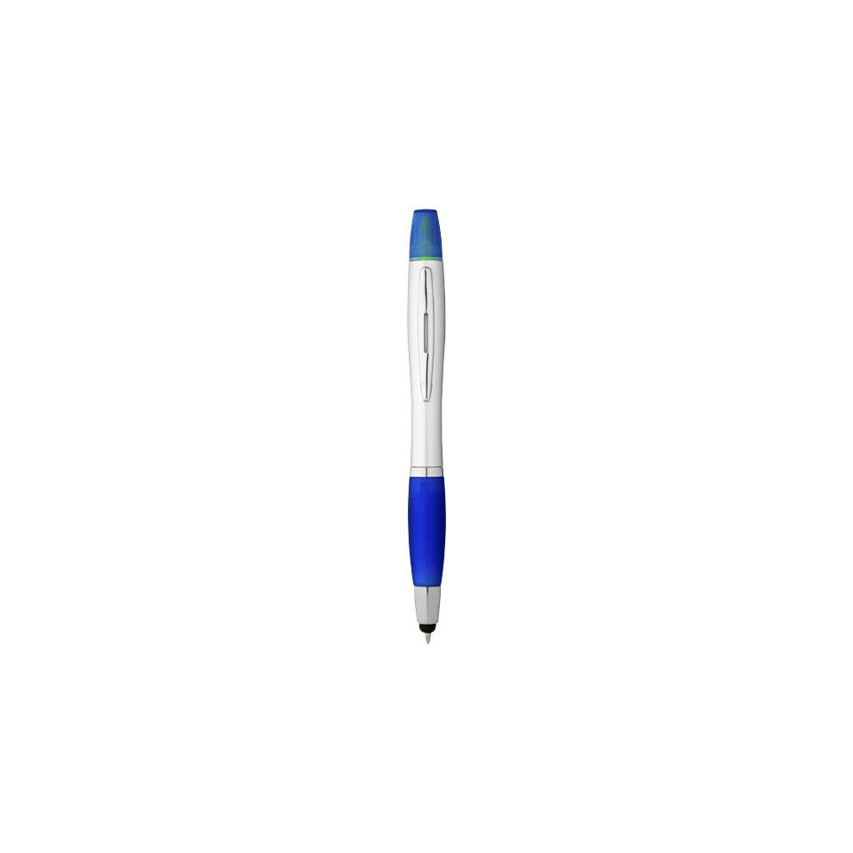 Stylo publicitaire à bille avec fonction stylet et surligneur Nash express