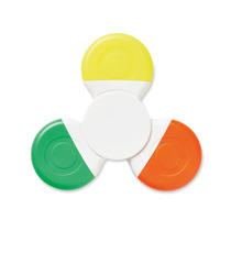 Surligneur publicitaire hand spinner 3 couleurs