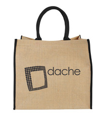 Grand publicitaire Sac Shopping Jute express