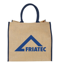 Grand publicitaire Sac Shopping Jute express