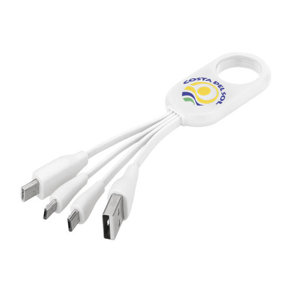 Câble publicitaire USB multi ports type C 4 en 1 express