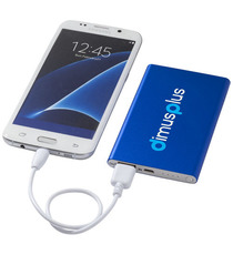 Batterie publicitaire de secours en aluminium de 4000 mAh Pep Express