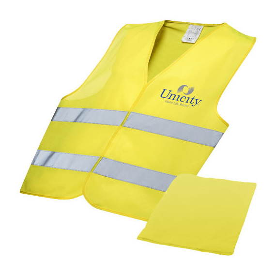 Gilet de sécurité jaune personnalisé