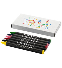 Crayons publicitaires gras 6 pièces express