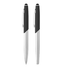 Parure publicitaire stylo bille et roller avec stylet Genève