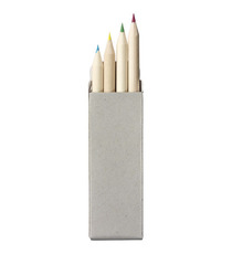 Set publicitaire de 4 crayons de couleur Express