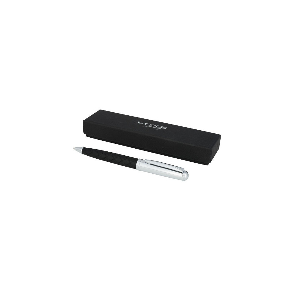 Stylo bille en cuir publicitaire