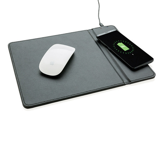 Tapis de souris avec chargeur à induction 5W publicitaire