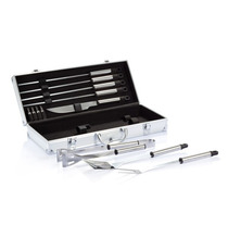 Cadeaux publicitaire 12 pcs barbecue en coffret aluminium