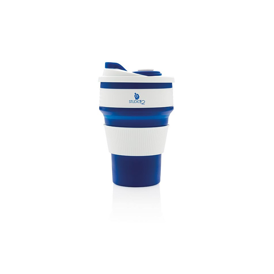Mug en silicone pliable publicitaire