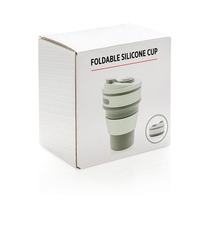 Mug en silicone pliable publicitaire