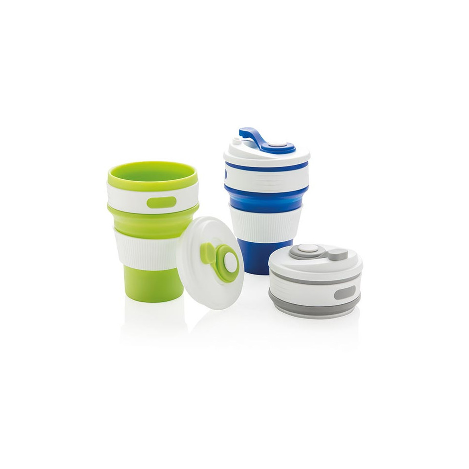 Mug en silicone pliable publicitaire