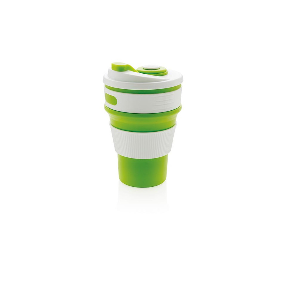 Mug en silicone pliable publicitaire