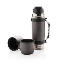 Bouteille isotherme avec 2 tasses Swiss Peak publicitaire