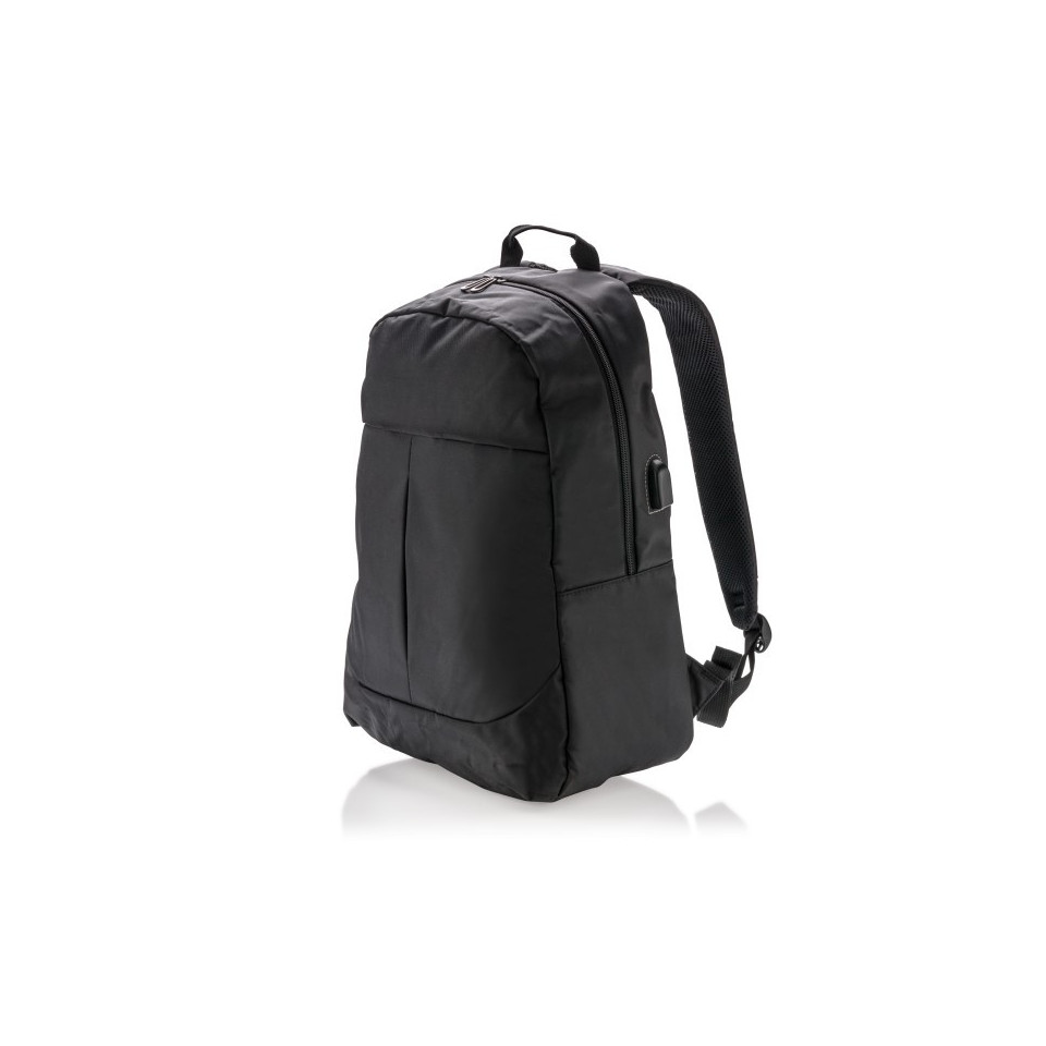 Sac à dos pour ordinateur publicitaire avec prise USB