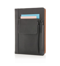 Carnet de notes publicitaire avec pochette pour téléphone