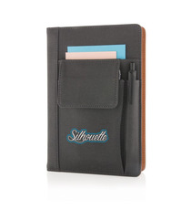 Carnet de notes publicitaire avec pochette pour téléphone