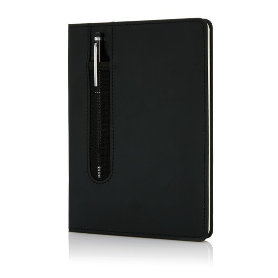 Carnet publicitaire de notes A5 avec stylo tactile Deluxe