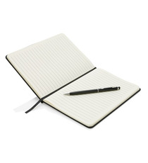 Carnet publicitaire de notes A5 avec stylo tactile Deluxe