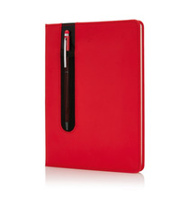 Carnet publicitaire de notes A5 avec stylo tactile Deluxe