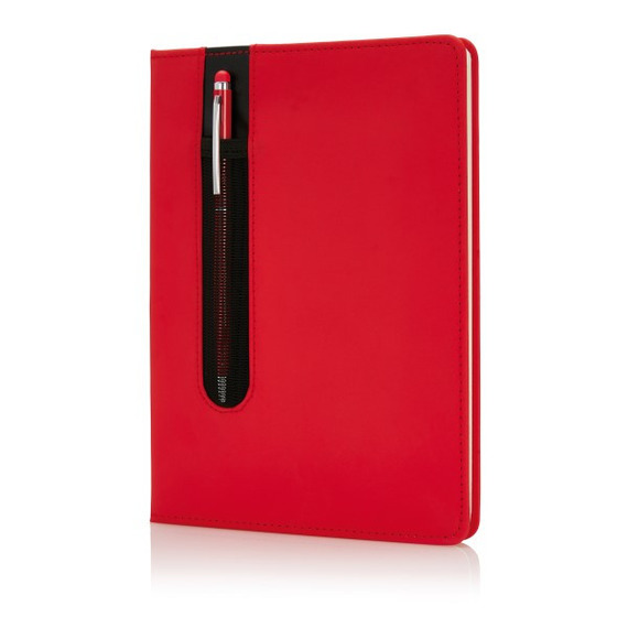 Carnet publicitaire de notes A5 avec stylo tactile Deluxe