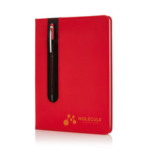 Carnet publicitaire de notes A5 avec stylo tactile Deluxe