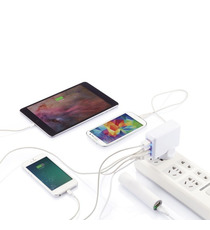 Adaptateur publicitaire de voyage avec 4 ports USB