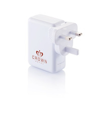 Adaptateur publicitaire de voyage avec 4 ports USB