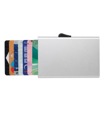 Porte-cartes en aluminium anti-RFID C-Secure publicitaire