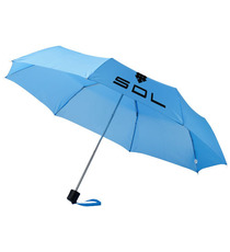 Parapluie publicitaire pliant 21.5'' - 3 sections express