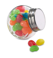 Bonbons dans bocal en verre personnalisé epxress Beandy